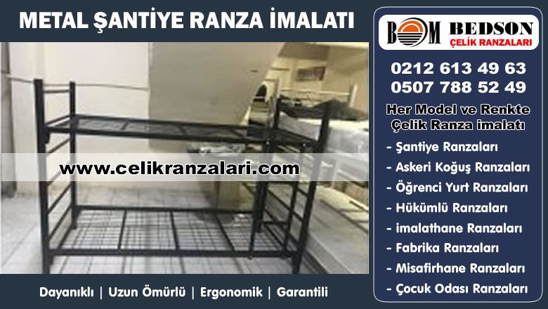 İşçiler için Çelik Ranza İkili - Merdivenli