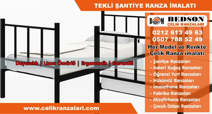 Tekli Şantiye Ranzaları